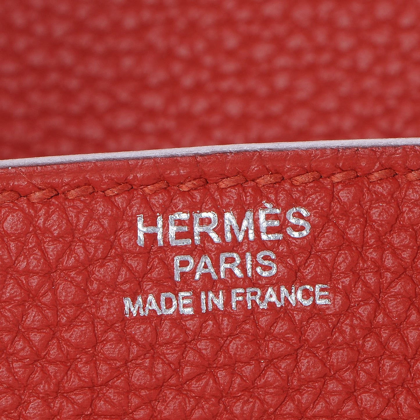 Togo Birkin 30 Vermillion