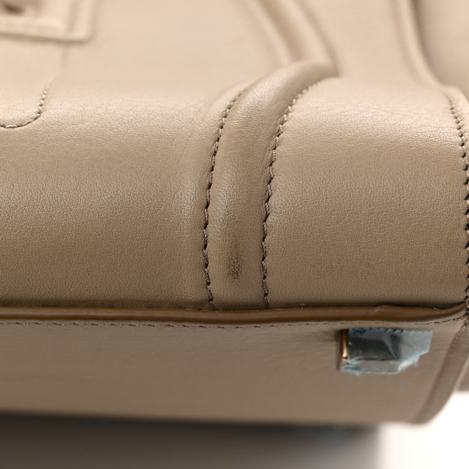 Celine Supple Calfskin Medium Phantom Luggage Beige 12 of 14