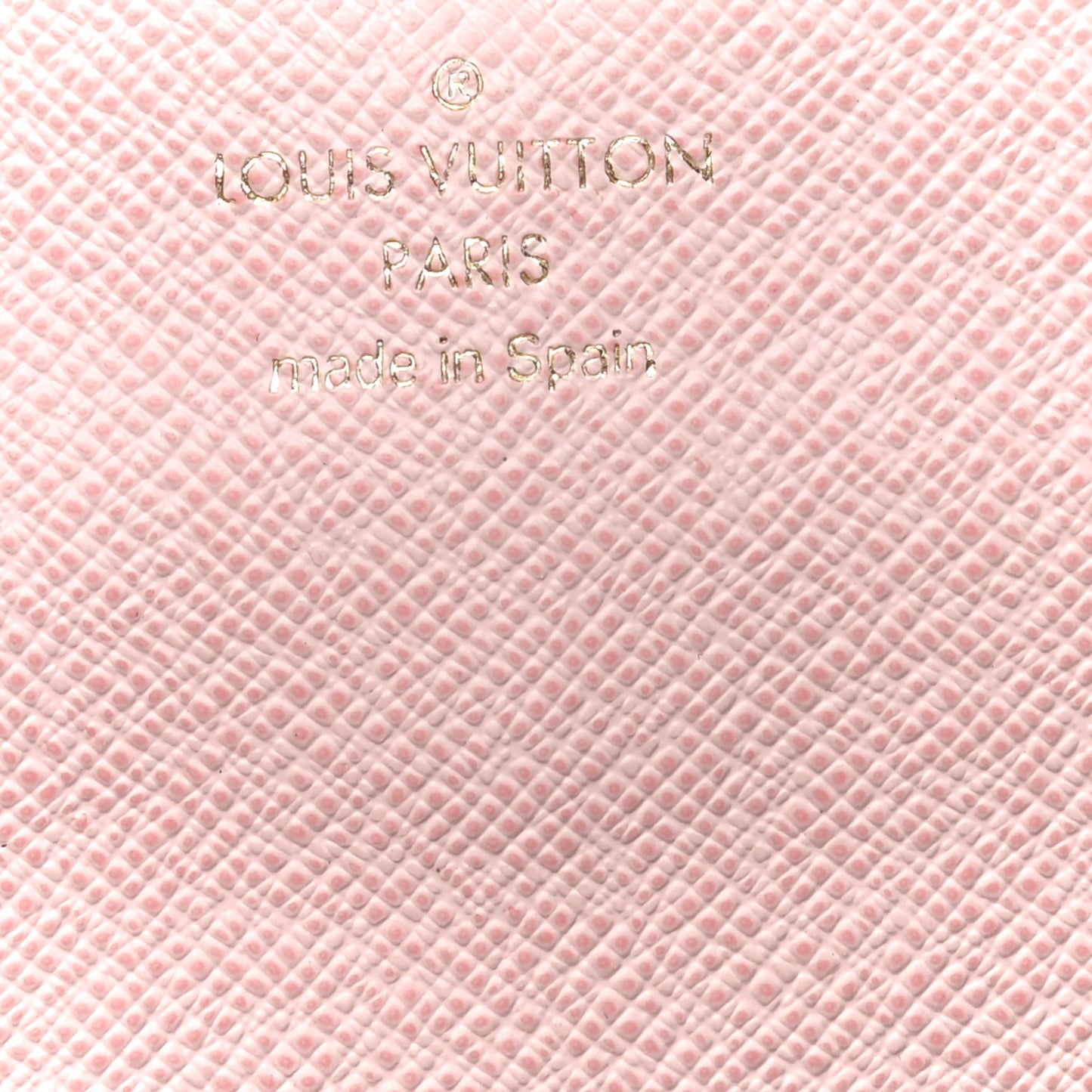 Monogram Emilie Wallet Rose Ballerine