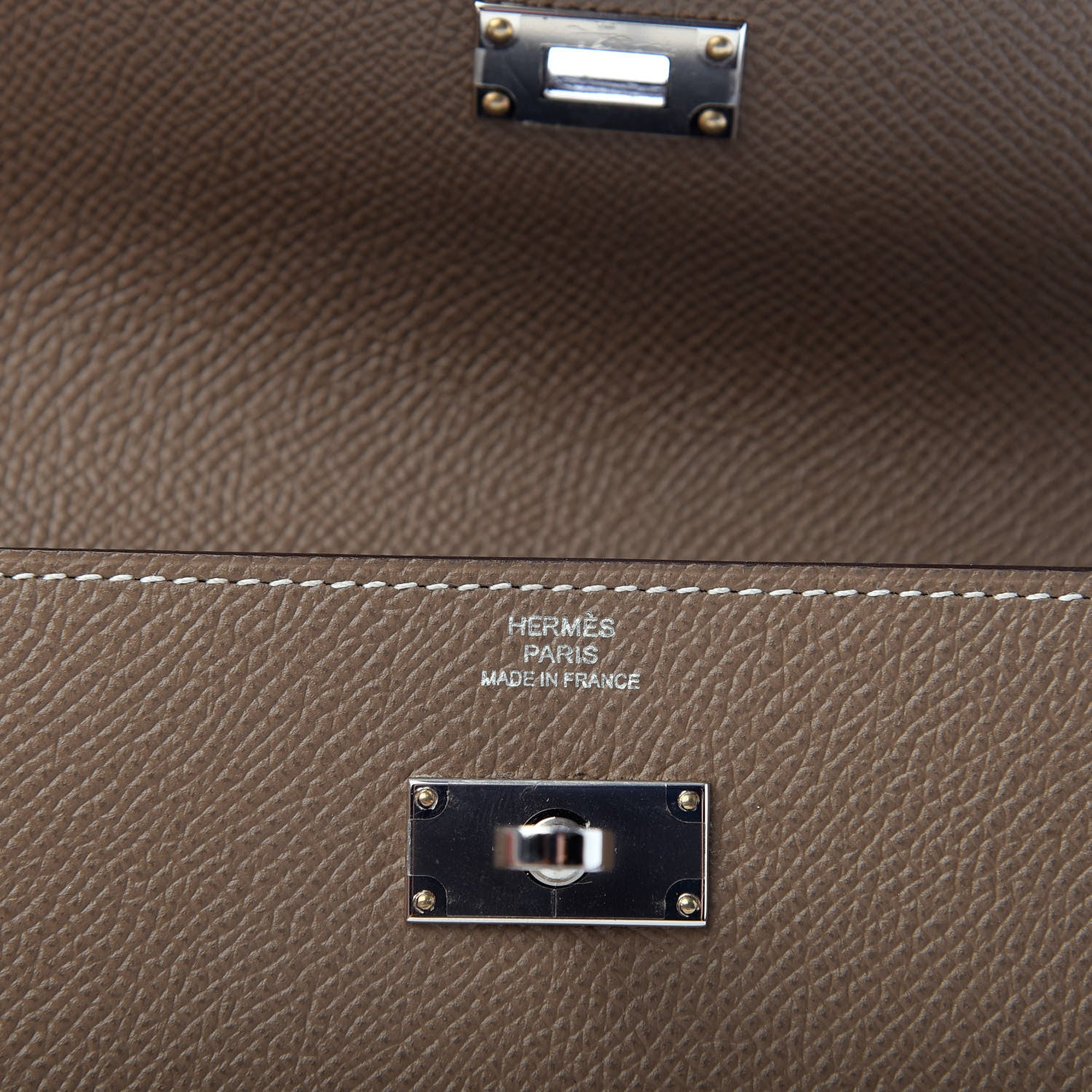 Hermes Epsom Kelly Longue Wallet Etoupe 6 of 6