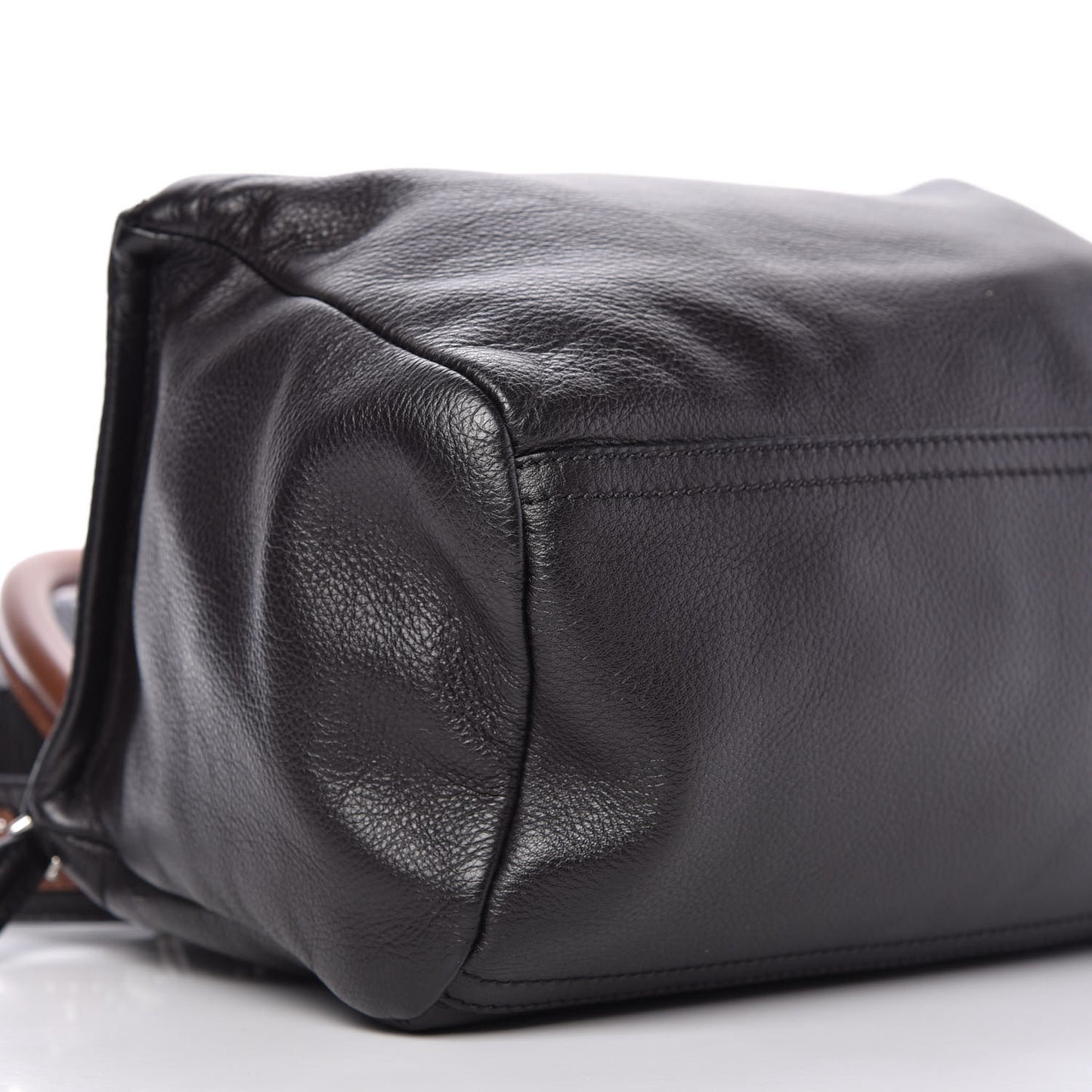 Calfskin Small Studded Pandora Black Brown