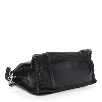 Prada Glace Calf Etiquette Flap Black Astrale 5 of 16