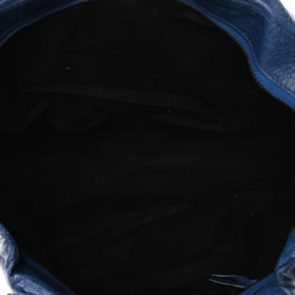 Balenciaga Agneau Classic Hardware Weekender Bleu Cobalt Bleu Electric 5 of 10