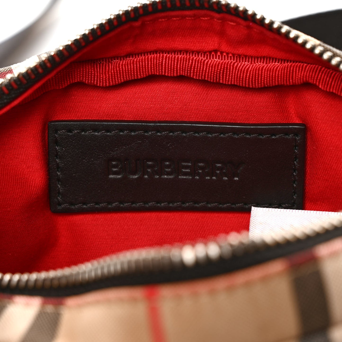 Nylon Vintage Check Small Cannon Bum Bag Archive Beige