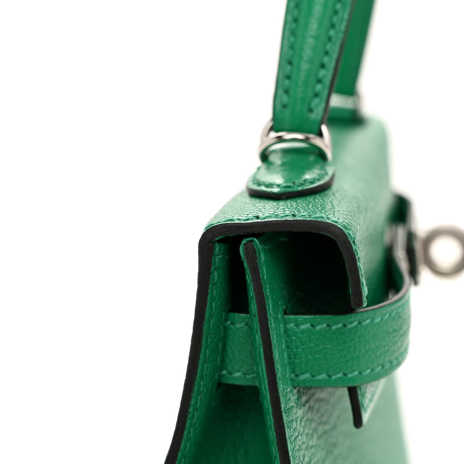 Hermes Chevre Mysore Mini Kelly Sellier 20 Menthe 12 of 13