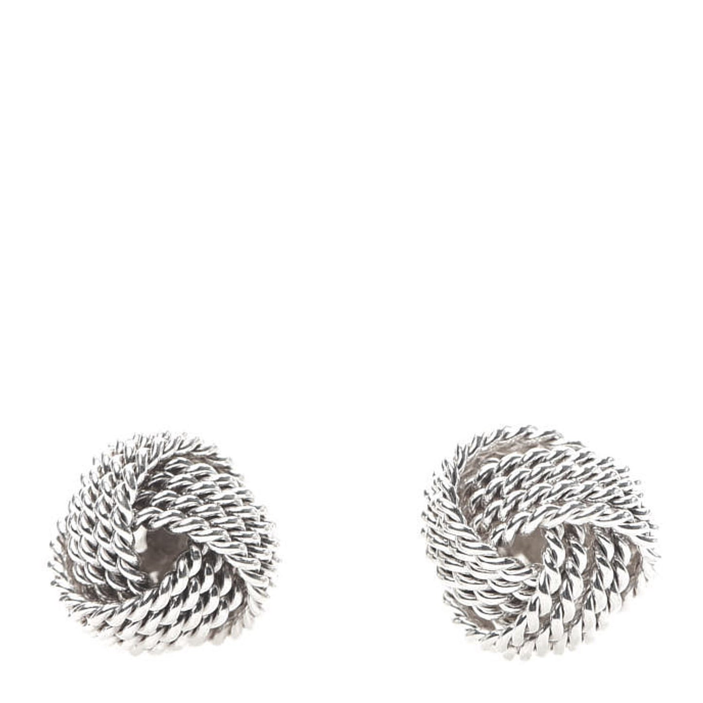 Sterling Silver Twist Knot Earrings