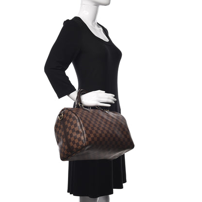 Louis Vuitton Damier Ebene Speedy Bandouliere 30 2 of 10