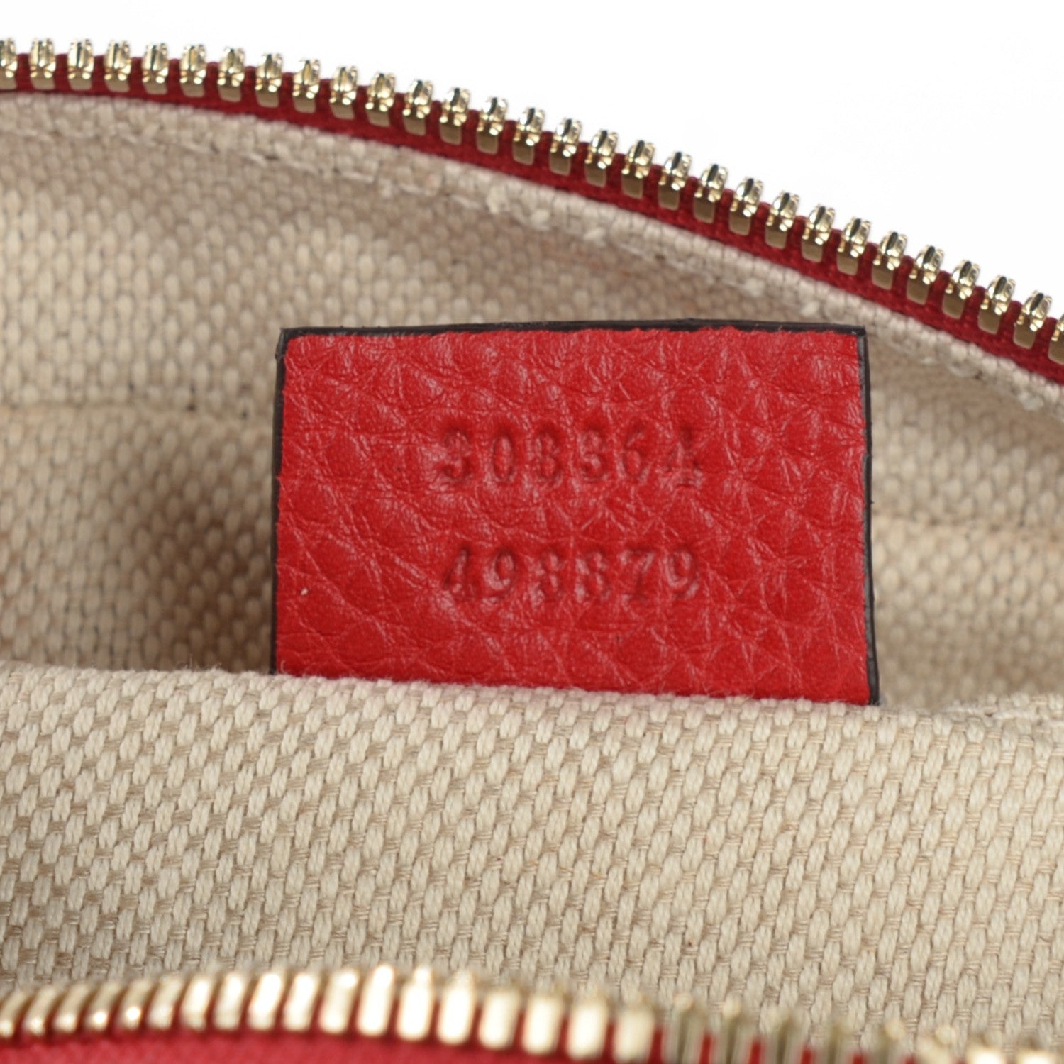 Gucci Pebbled Calfskin Small Soho Disco Bag Tabasco Red 7 of 7