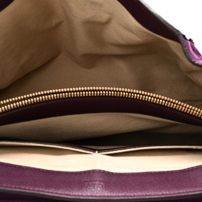 Chloe Calfskin Medium Faye Day Shoulder Bag Intense Violine 5 of 9