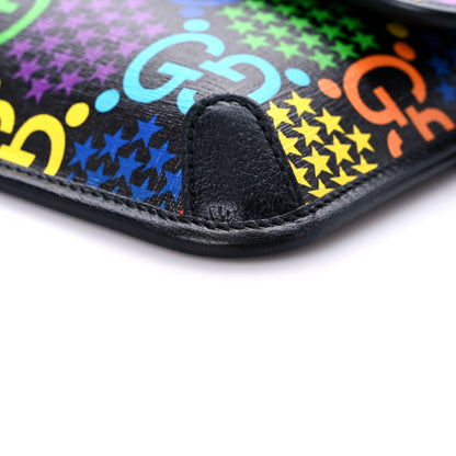 Gucci GG Supreme Monogram Psychedelic Slim Belt Bag Black 10 of 10