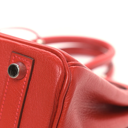 Hermes Chevre Mysore Birkin 25 Rouge Vif 34 of 42