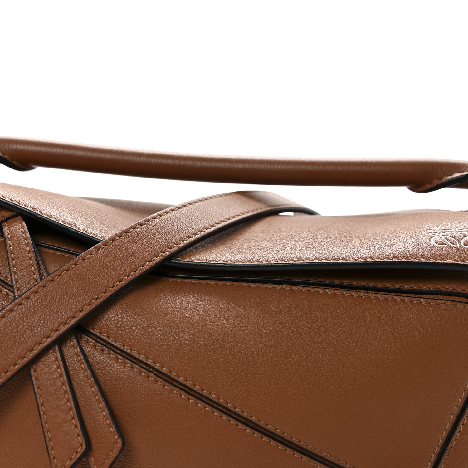 Loewe Calfskin Small Puzzle Bag Tan 7 of 9