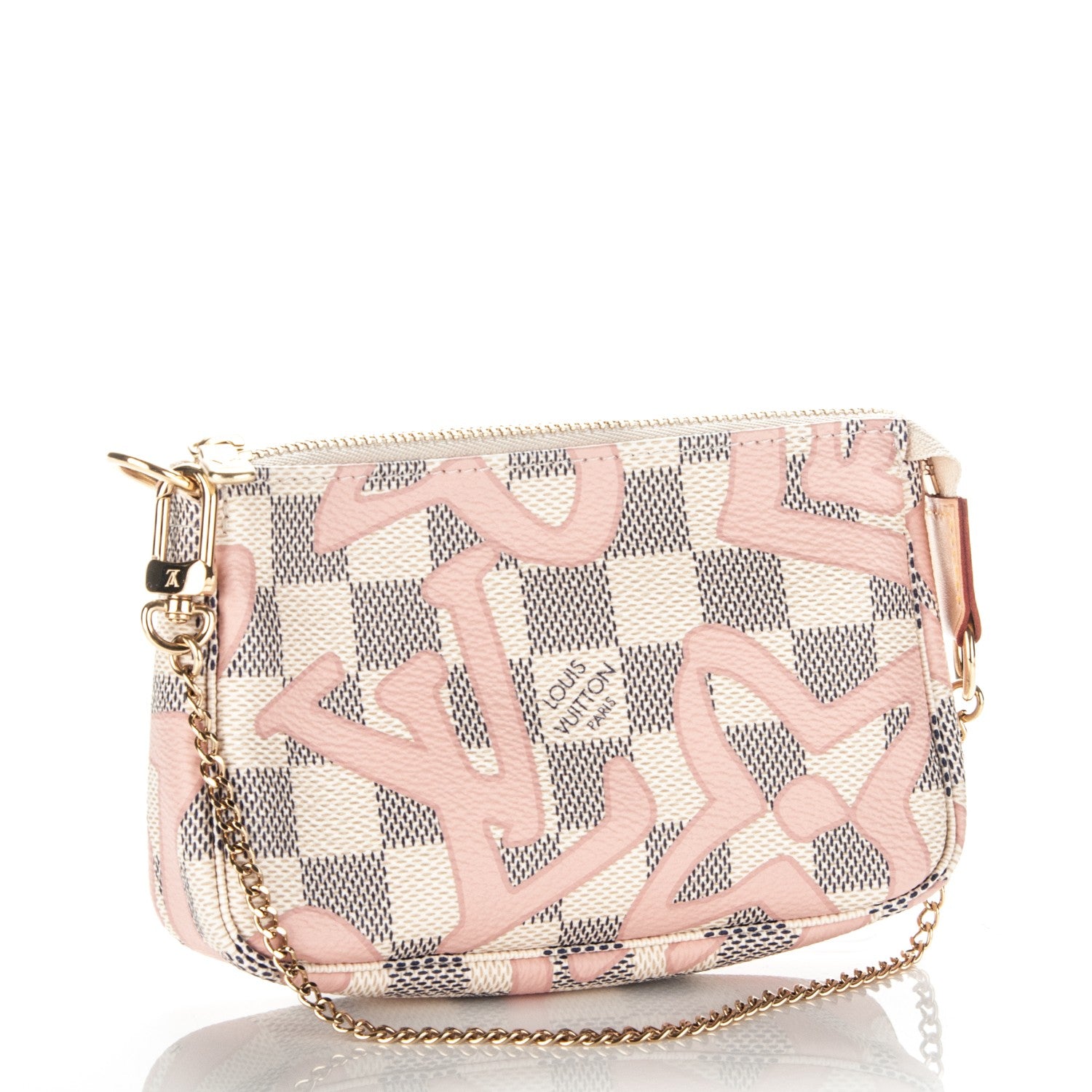 Louis Vuitton Damier Azur Tahitienne Mini Pochette Accessories 3 of 7