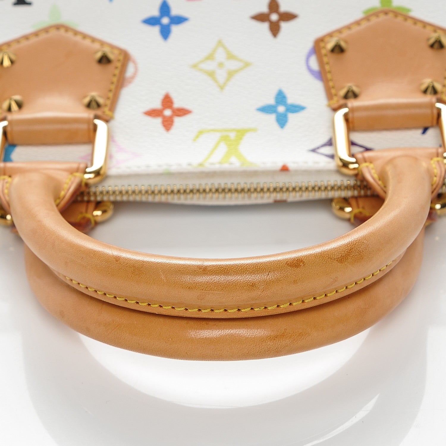 Louis Vuitton Monogram Multicolor Alma White 7 of 10