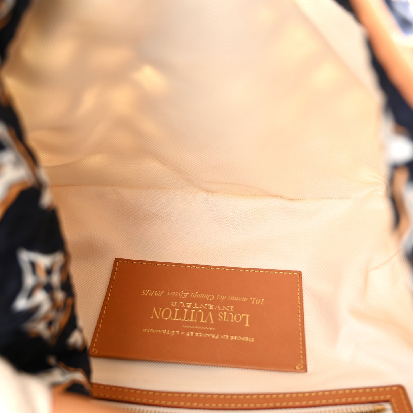 Nylon Monogram Cruise Bulles MM Navy