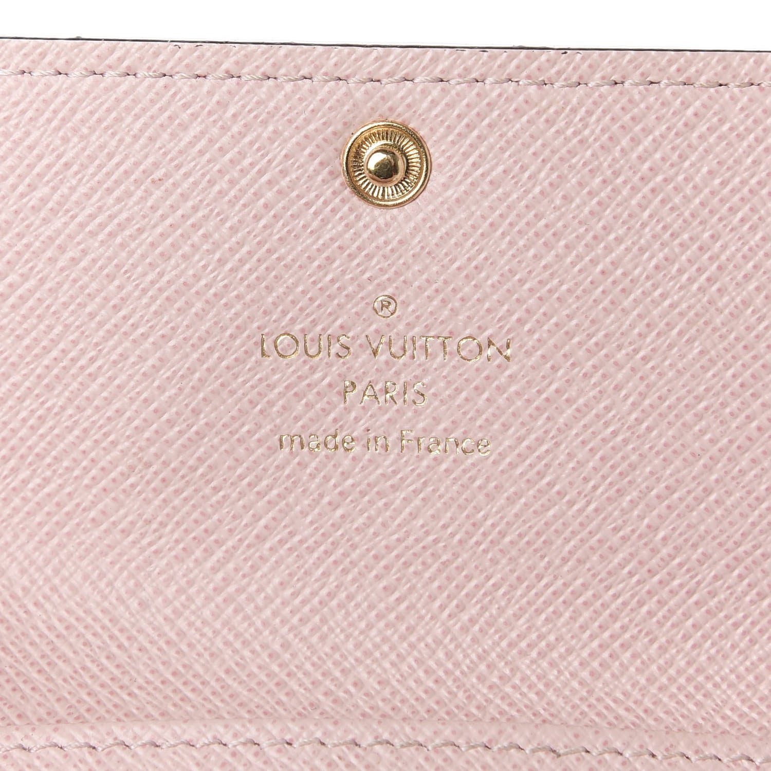 Louis Vuitton Damier Ebene Multicles 6 Key Holder Rose Ballerine 6 of 7
