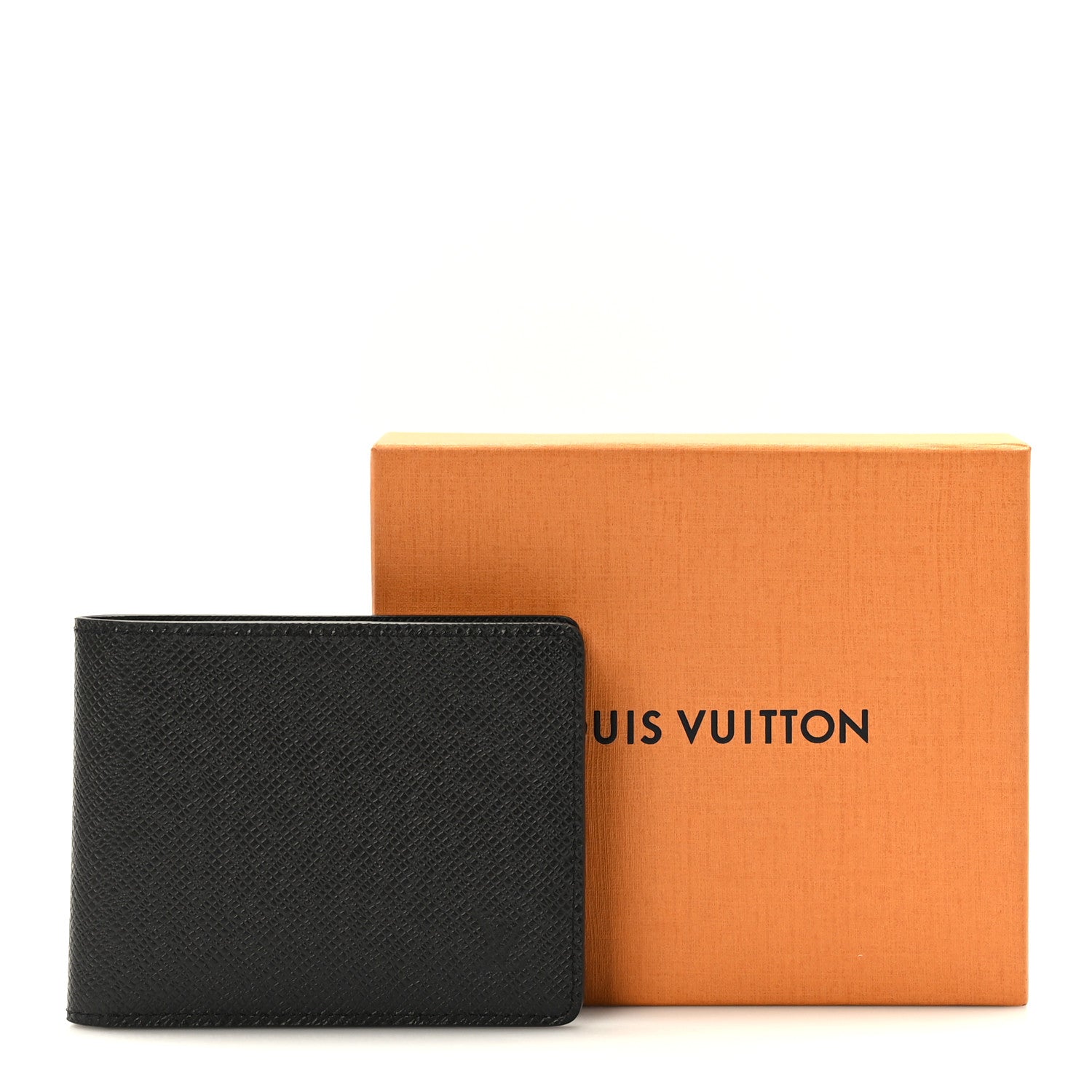 Louis Vuitton Taiga Slender Wallet Black 7 of 7