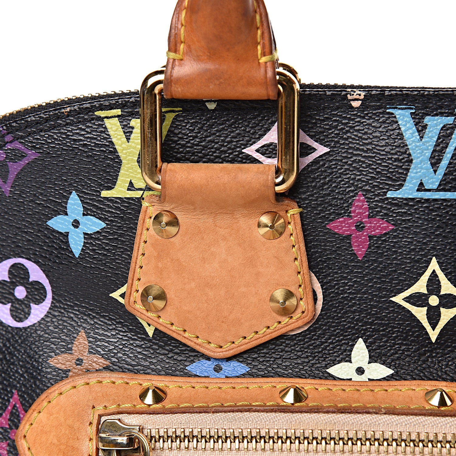 Louis Vuitton Monogram Multicolor Alma Black 10 of 24