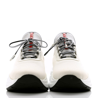 Prada Mesh Neoprene America's Cup 45mm Sneakers 37.5 White Alluminio 2 of 9