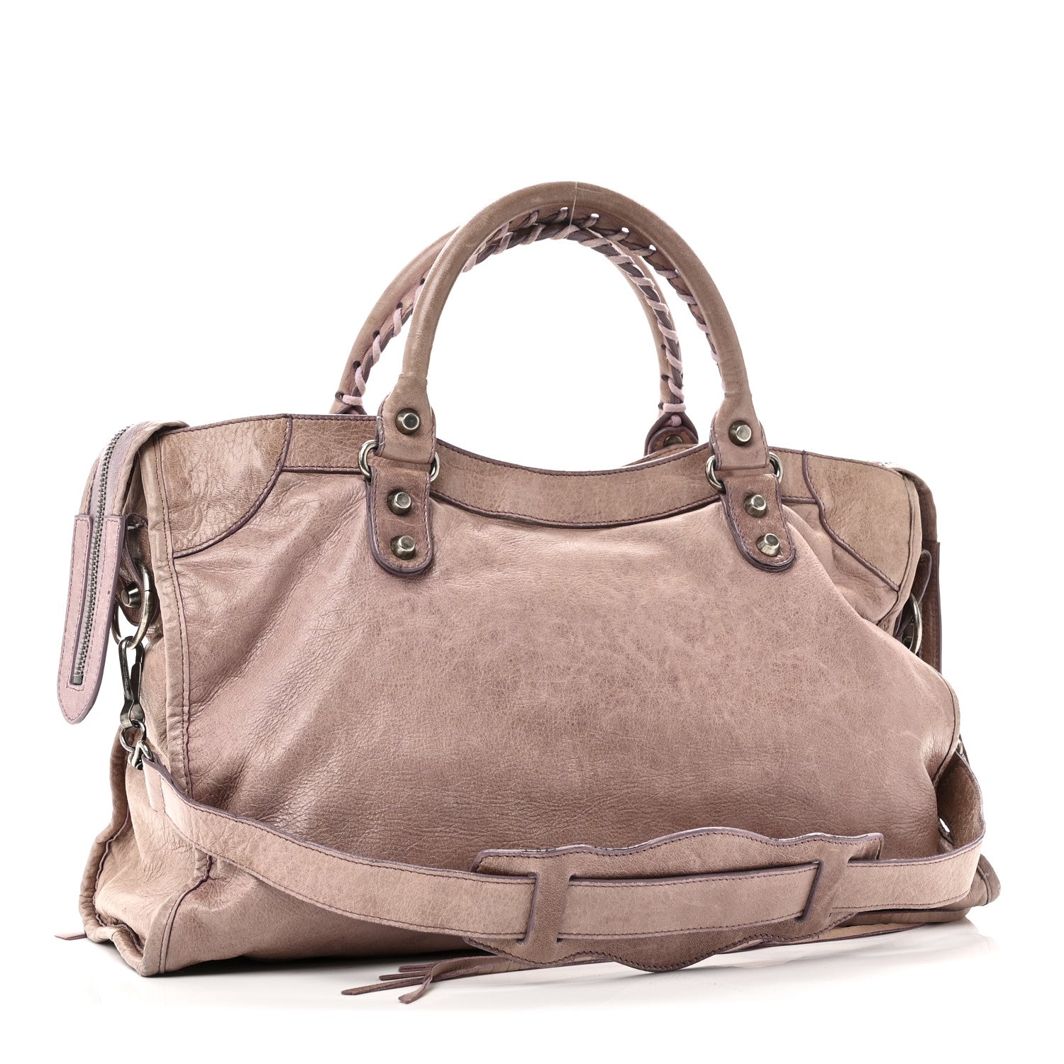 Balenciaga Agneau Classic Silver Hardware City Lilac 3 of 10