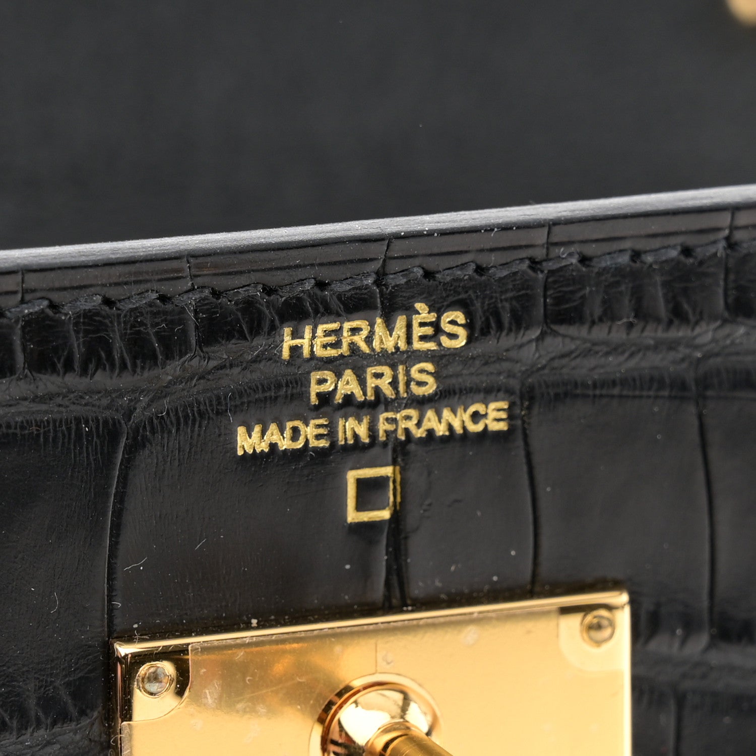 Hermes Matte Alligator Kelly Wallet To Go Black 6 of 11