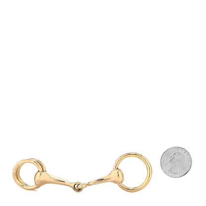 Hermes Permabrass Mors Scarf Ring Gold 2 of 4