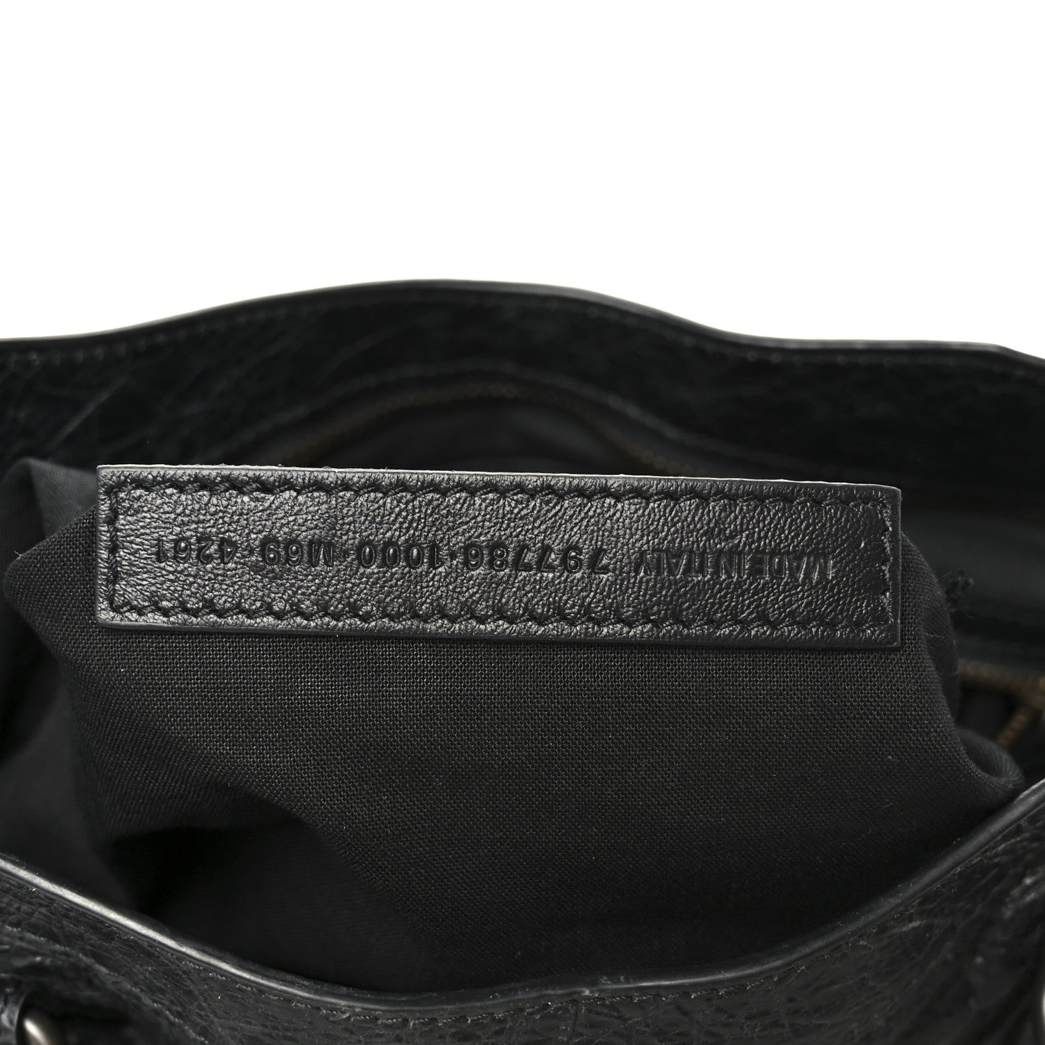 Balenciaga Agneau Arena Classic Hardware Medium Le City Black 7 of 10