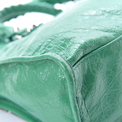 Balenciaga Agneau Classic Silver Hardware S City Magic Green 12 of 15