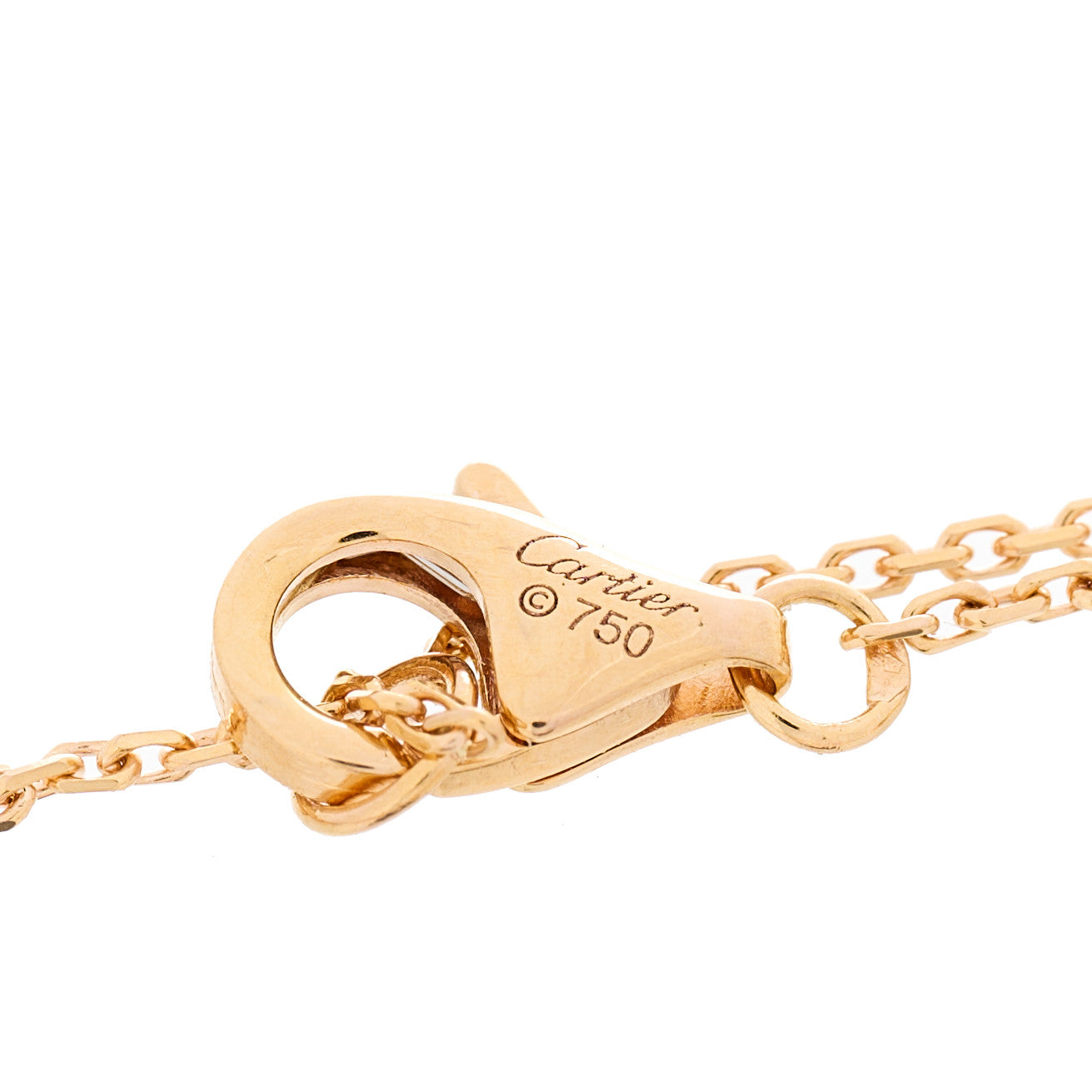 18K Pink Yellow White Gold Trinity Bracelet