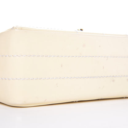 Chanel Patent Small Chocolate Bar Flap White 18 of 23