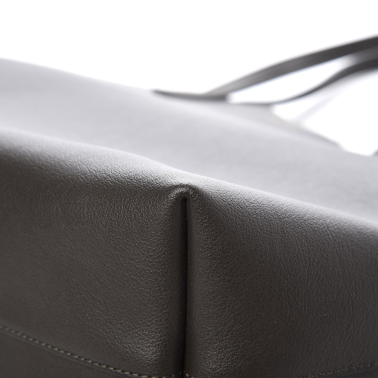 Calfskin Large Shopping Tote Earth