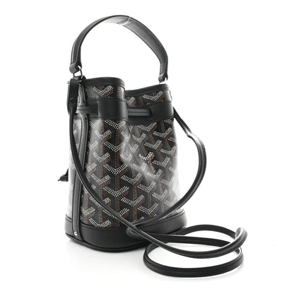 Goyard Goyardine Petit Flot Mini Bucket Bag Black 3 of 10