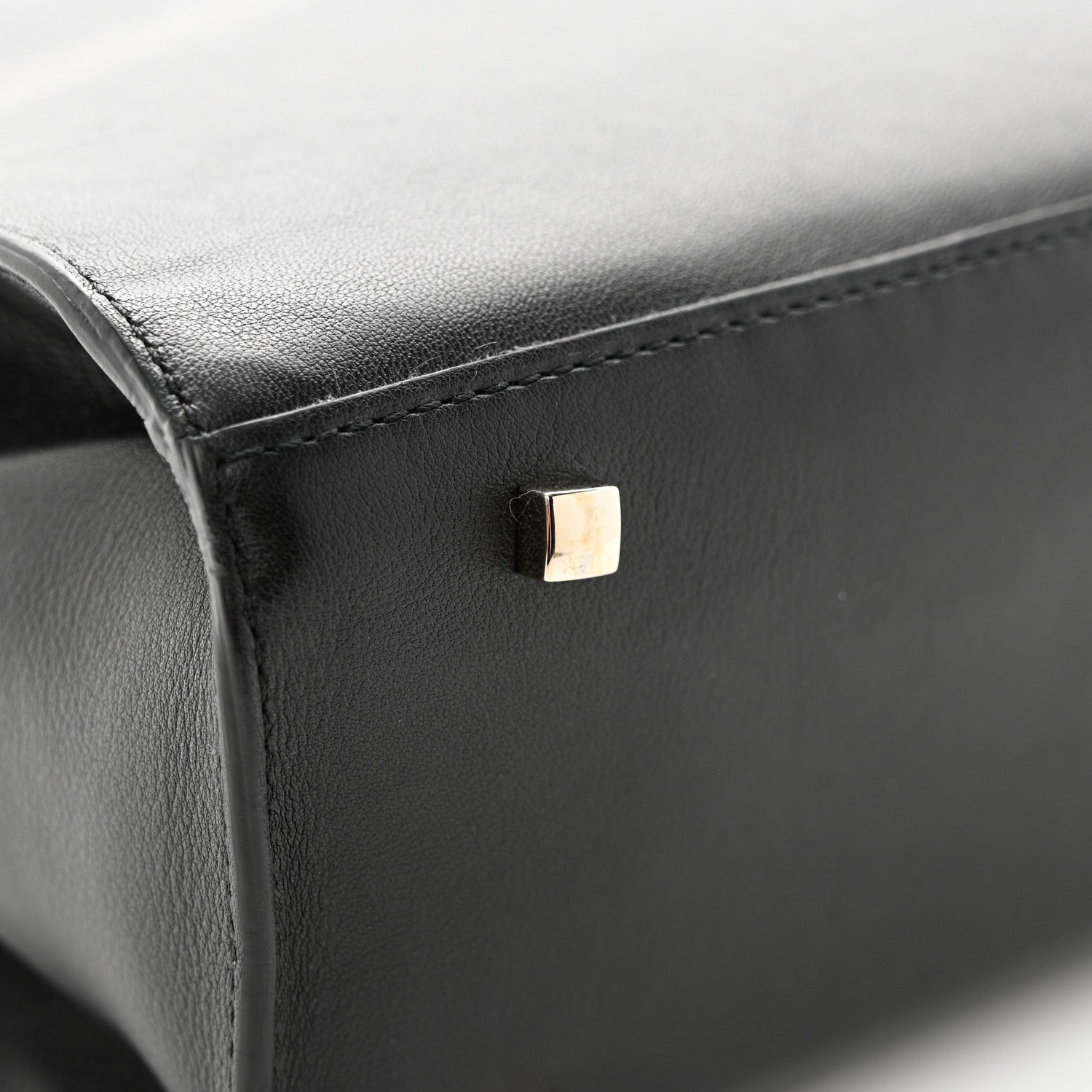 Delvaux Smooth Calfskin GM Tempete Satchel Black 12 of 13
