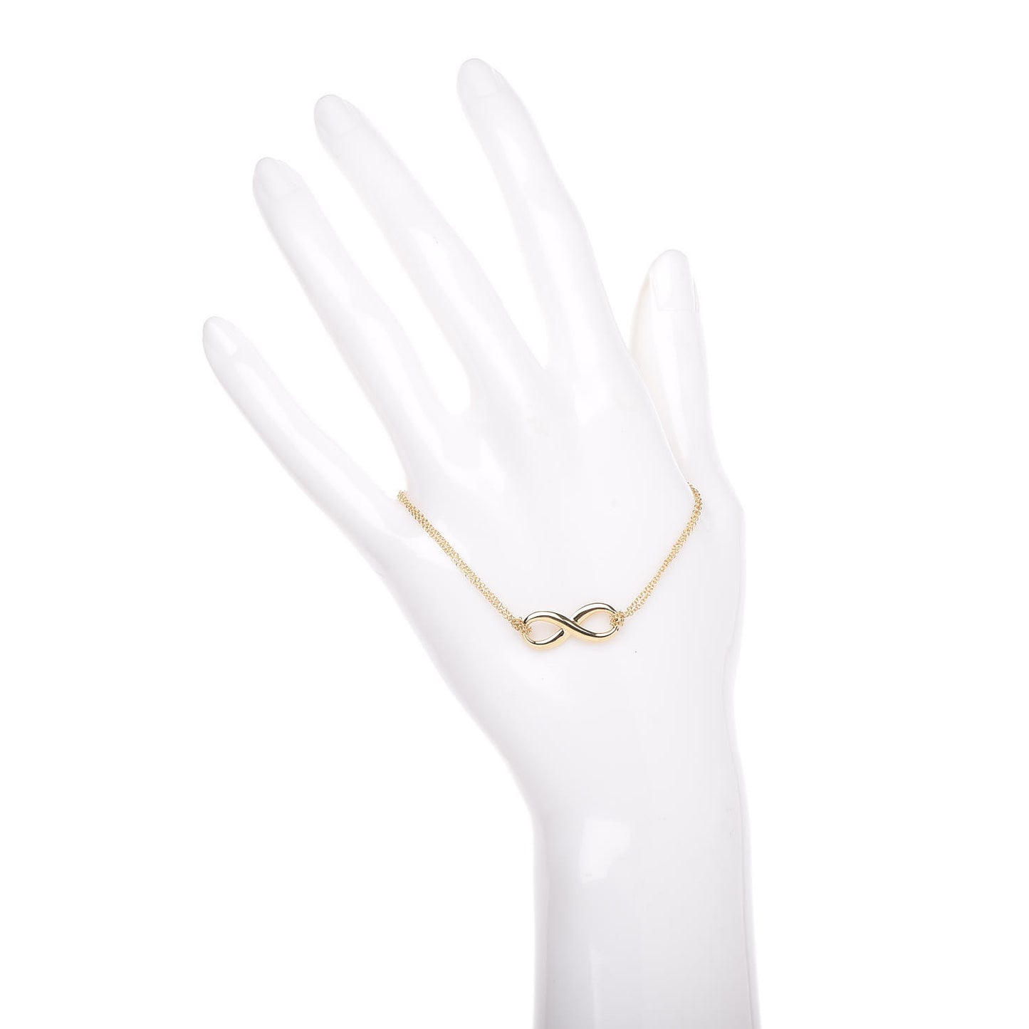 18K Yellow Gold Infinity Bracelet