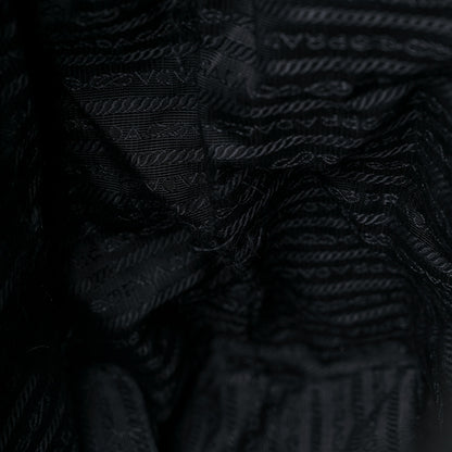 Prada Tessuto Nylon Saffiano Medium Backpack Black 16 of 24