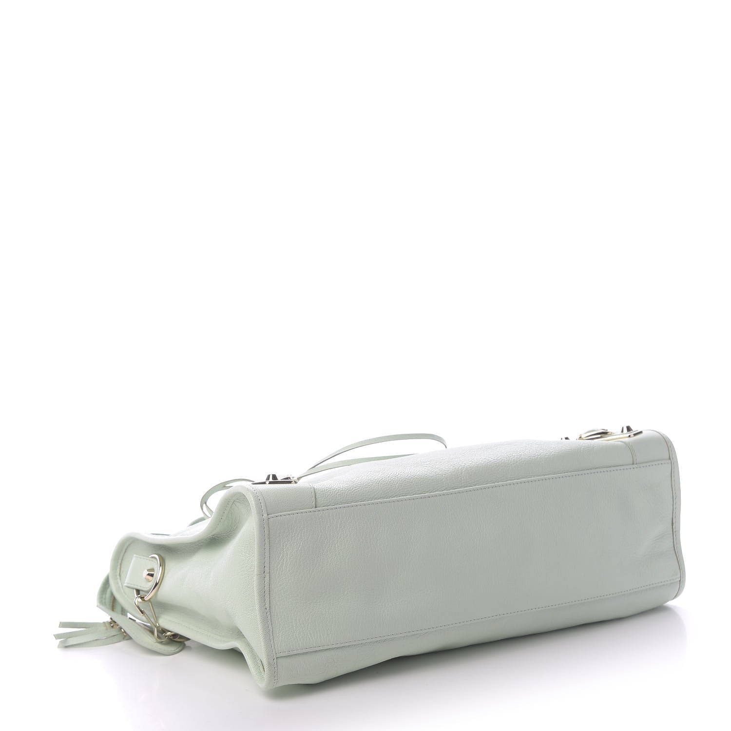 Balenciaga Chevre Gold Metallic Edge Hardware City Vert Anis 4 of 10