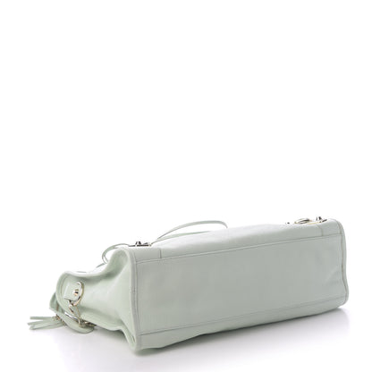 Balenciaga Chevre Gold Metallic Edge Hardware City Vert Anis 4 of 10