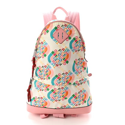 Gucci X THE NORTH FACE Econyl Nylon Medium Backpack Ivory Turquoise Wild Rose 1 of 10