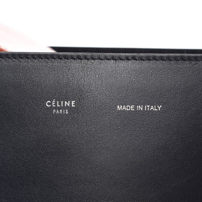 Celine Shiny Smooth Calfskin Small Twisted Cabas Navy Beige 7 of 14