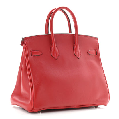Hermes Swift Birkin 25 Vermillion 4 of 36