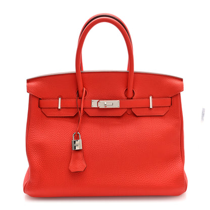 Hermes Togo Birkin 35 Rouge De Coeur 1 of 10