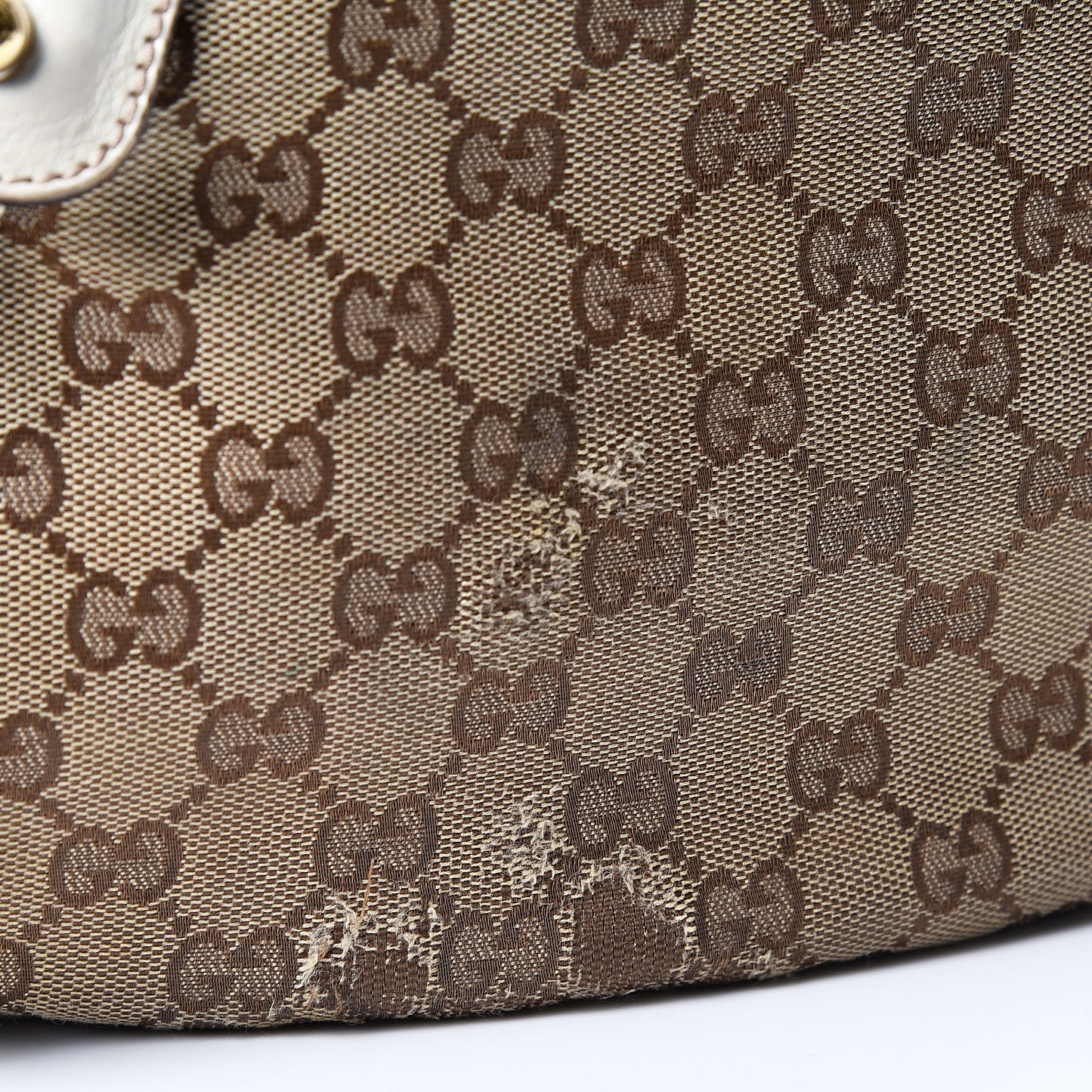 Monogram Small Pelham Shoulder Bag Off White