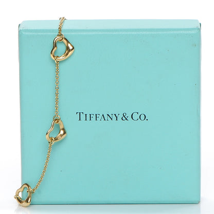 Tiffany 18K Yellow Gold Elsa Peretti Open Heart Bracelet 7 of 7