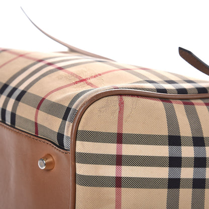 Burberry Horseferry Check Small Canterbury Tote Tan 17 of 20
