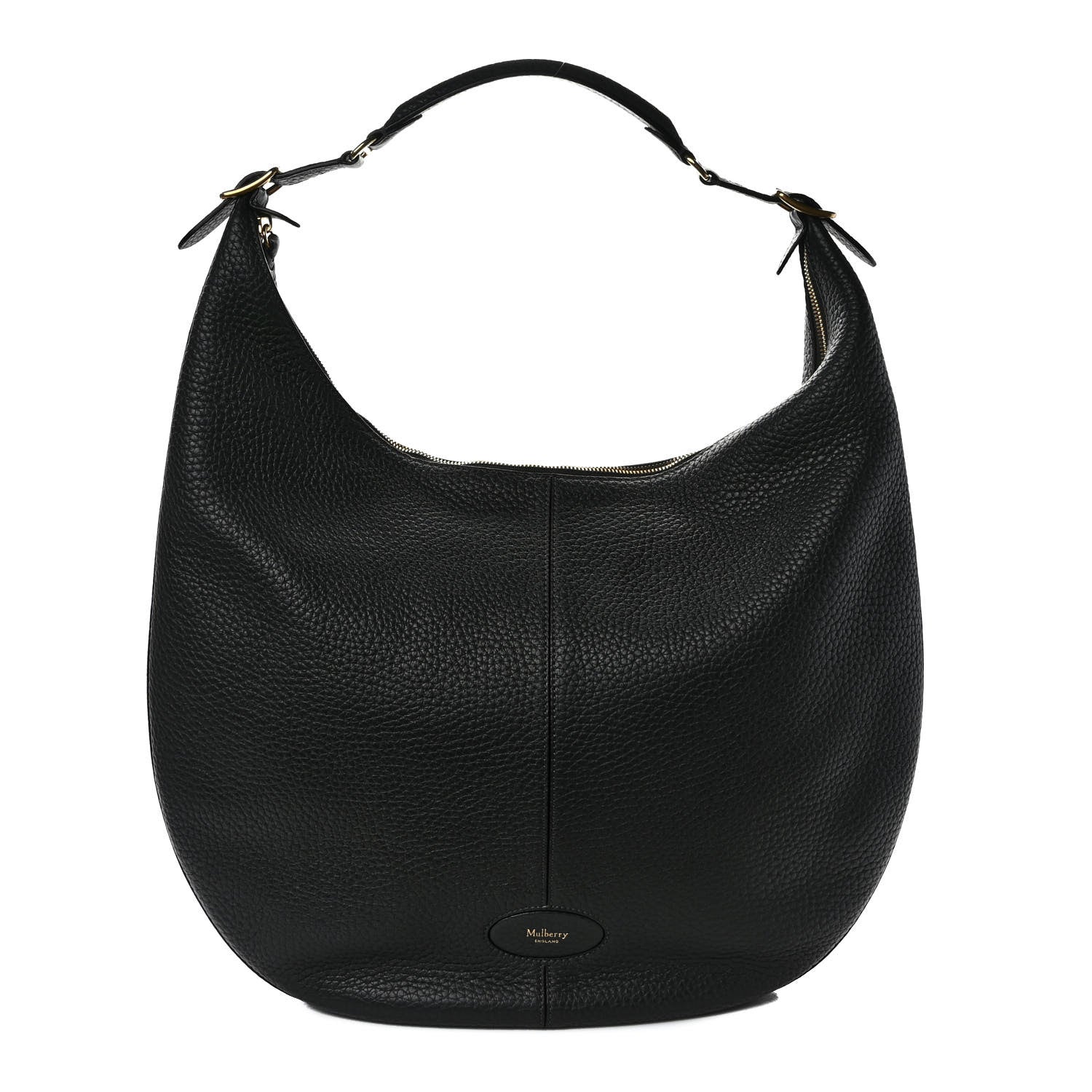 Mulberry Classic Grain Selby Black 1 of 9