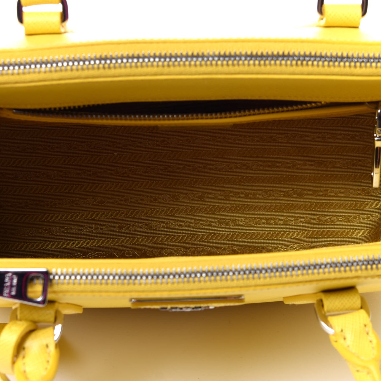 Saffiano Small Galleria Double Zip Tote Soleil