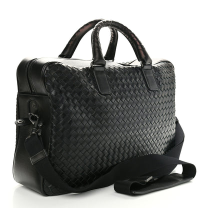 Bottega Veneta Nappa Intrecciato Briefcase Black 2 of 7