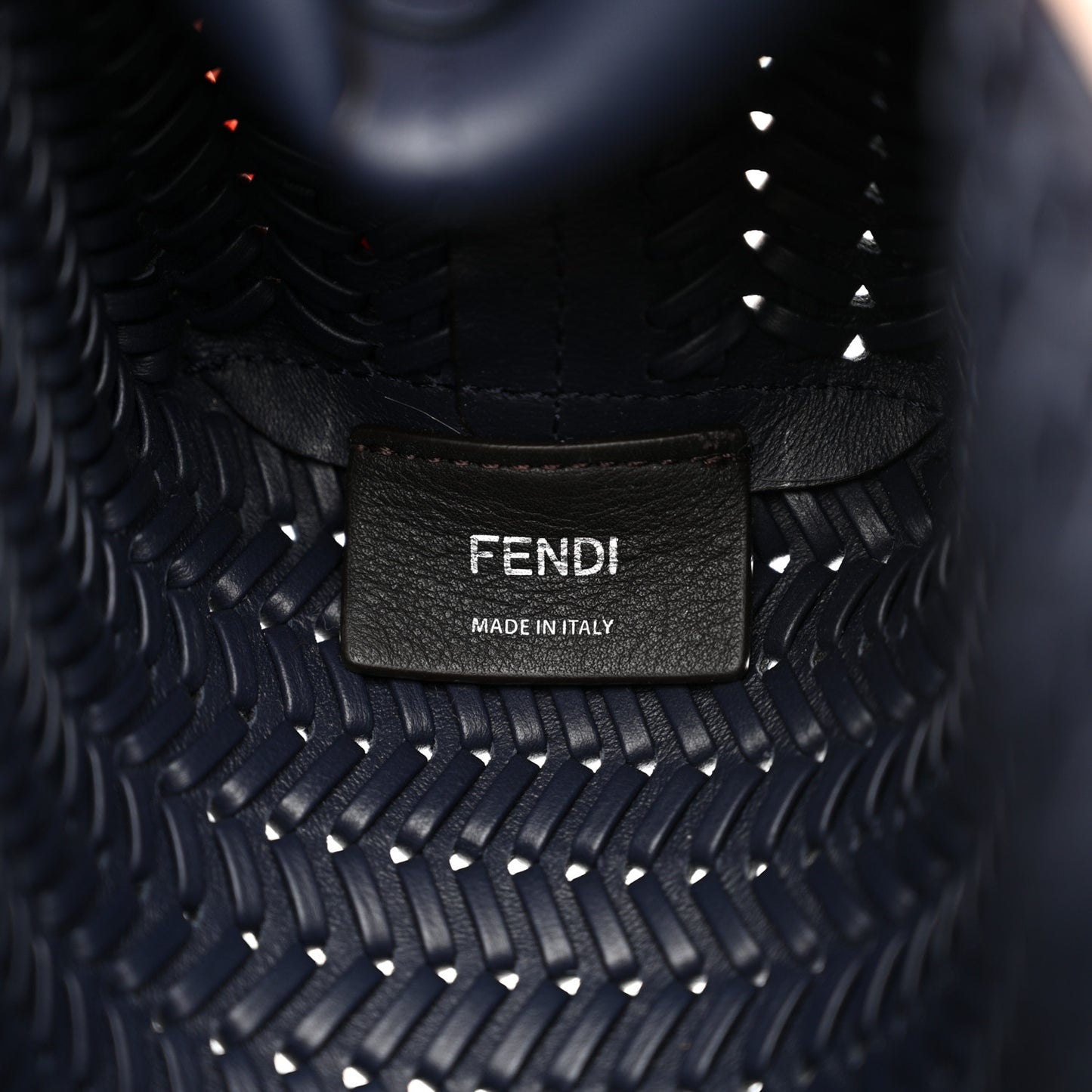 Vitello Grace Intreccio Nappa Small Fendi First Midnight