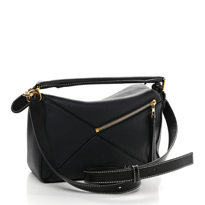 Loewe Calfskin Small Puzzle Bag Navy 3 of 9
