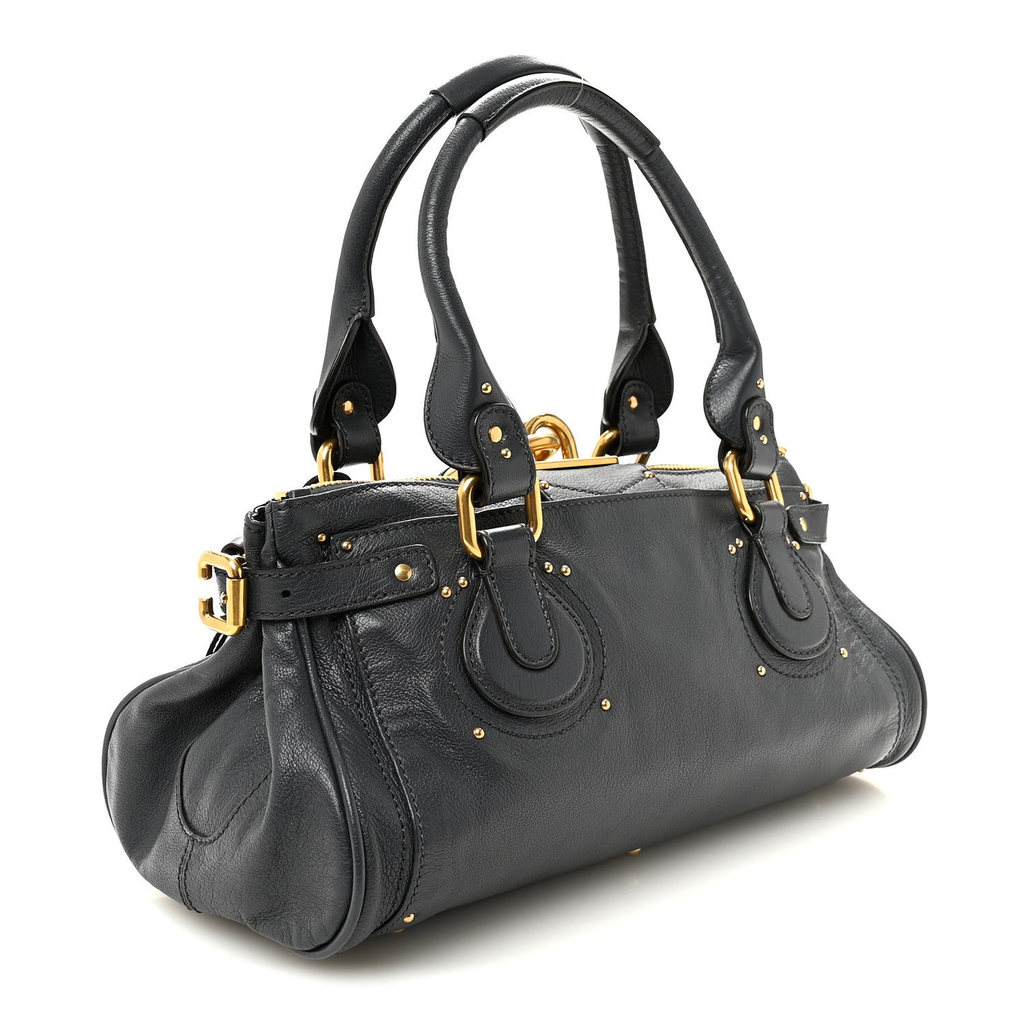 Grained Buffalo Paddington Black Navy